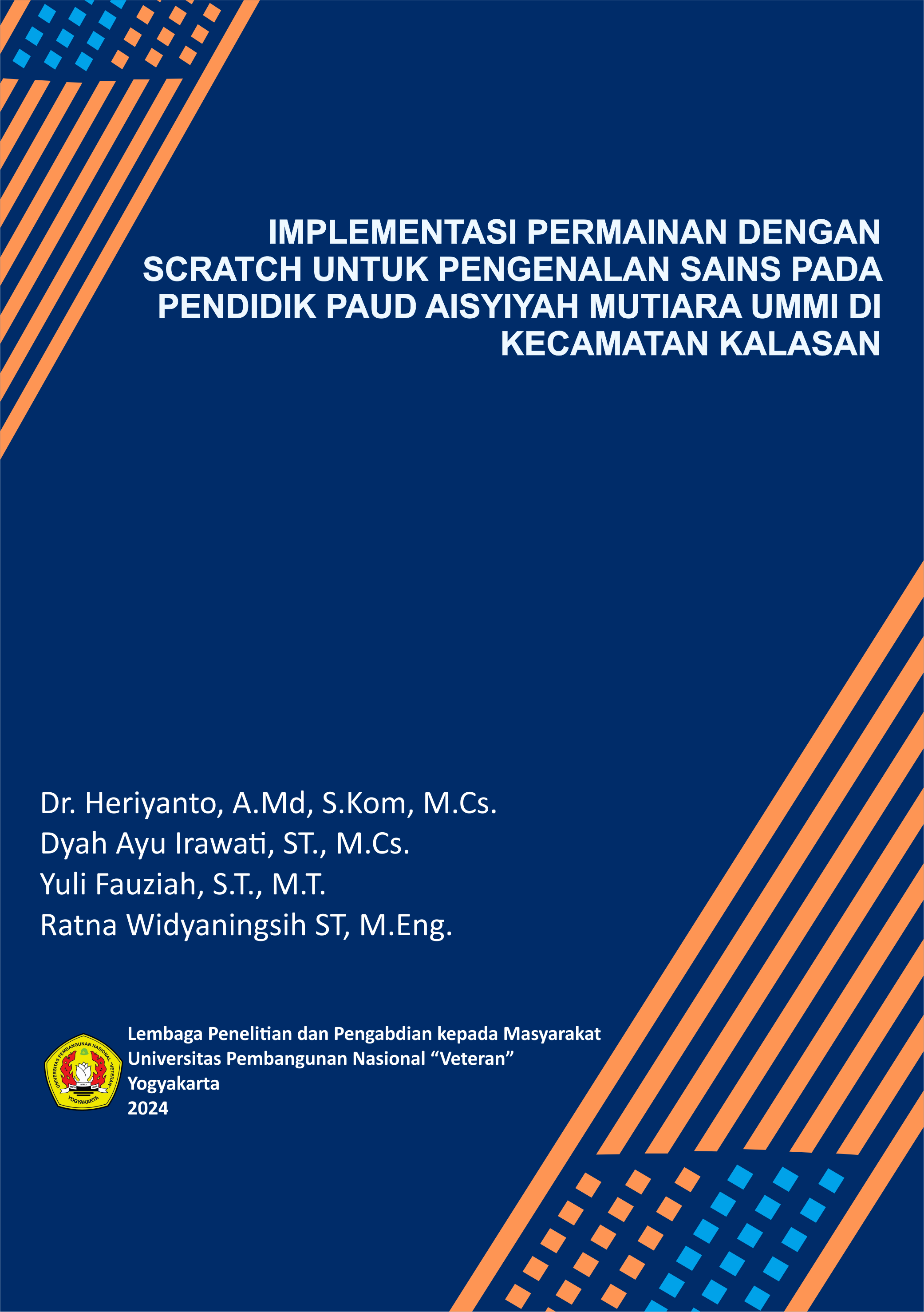 Cover Buku Implementasi Permainan dengan Scratch untuk Pengenalan Sains pada Pendidik PAUD